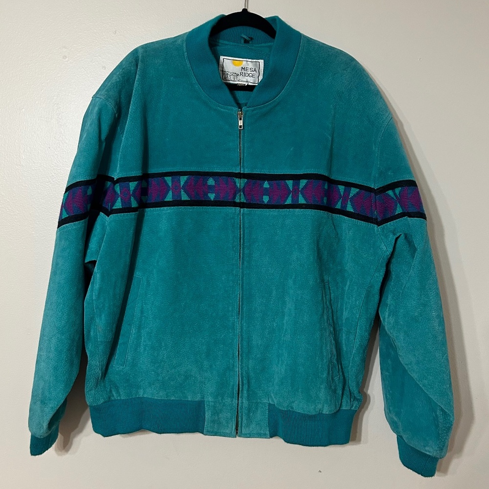 Vintage Mesa Ridge Leather Bomber